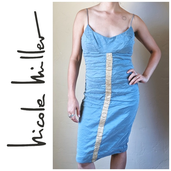 Nicole Miller Dresses & Skirts - Gorgeous Metallic Nicole Miller Bodycon Dress